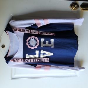 No Boundaries Always Love Hoodie Color Blue/White/Pink